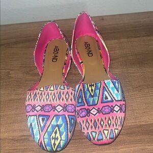 Abound Women's Multicolor Geometric Flats